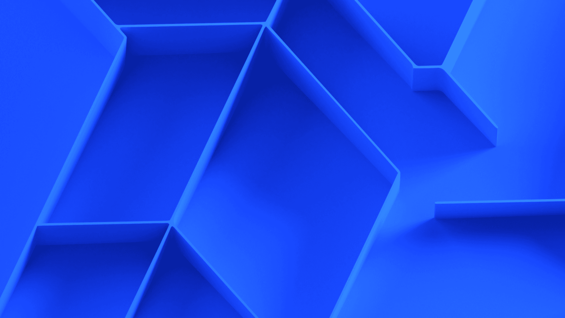 Blue boxes in a maze-type pattern